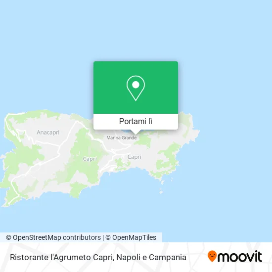 Mappa Ristorante l'Agrumeto Capri