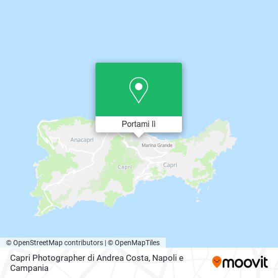 Mappa Capri Photographer di Andrea Costa