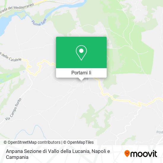 Mappa Anpana Sezione di Vallo della Lucania