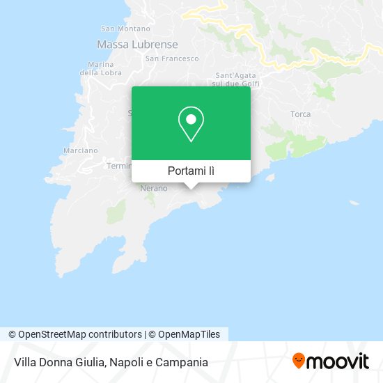 Mappa Villa Donna Giulia