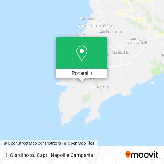 Mappa Il Giardino su Capri