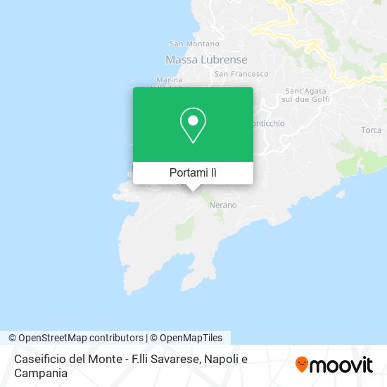 Mappa Caseificio del Monte - F.lli Savarese