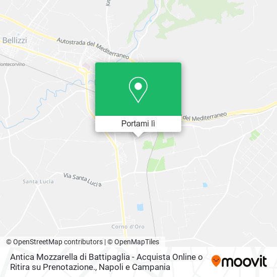 Mappa Antica Mozzarella di Battipaglia - Acquista Online o Ritira su Prenotazione.