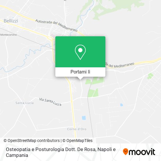 Mappa Osteopatia e Posturologia Dott. De Rosa