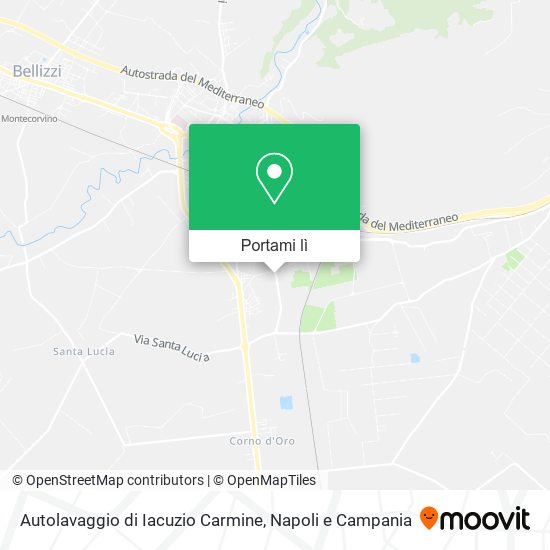 Mappa Autolavaggio di Iacuzio Carmine