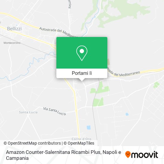 Mappa Amazon Counter-Salernitana Ricambi Plus