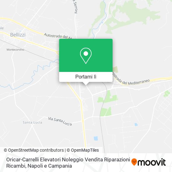 Mappa Oricar-Carrelli Elevatori Noleggio Vendita Riparazioni Ricambi