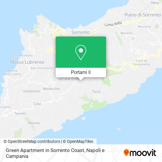 Mappa Green Apartment in Sorrento Coast
