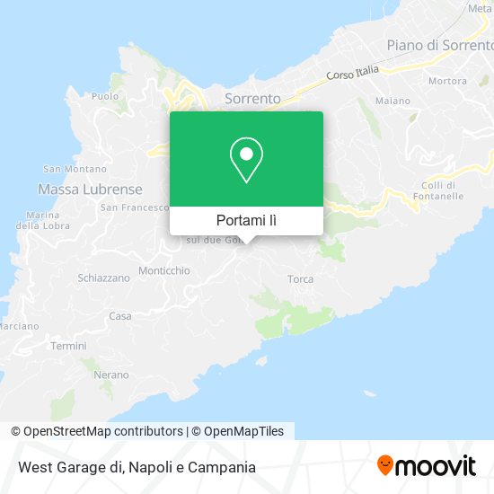 Mappa West Garage di