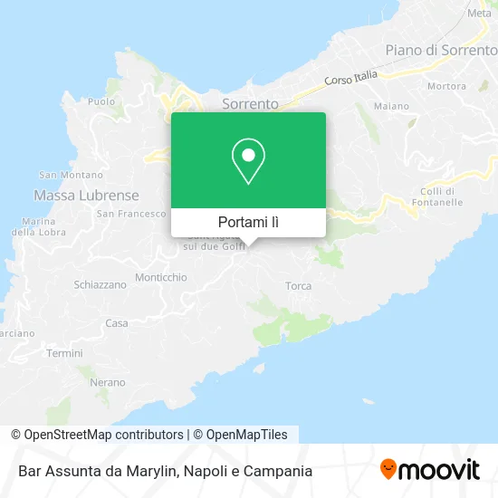 Mappa Bar Assunta da Marylin