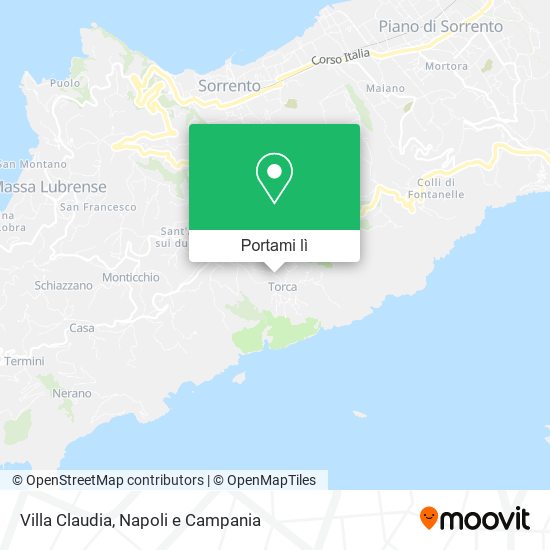 Mappa Villa Claudia