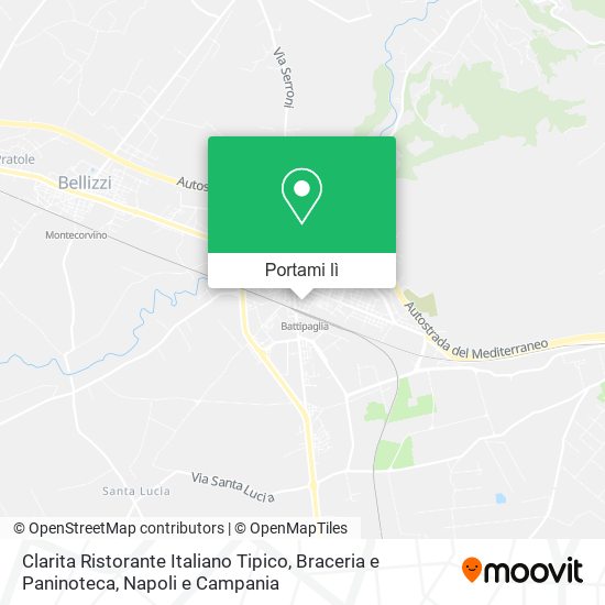 Mappa Clarita Ristorante Italiano Tipico, Braceria e Paninoteca