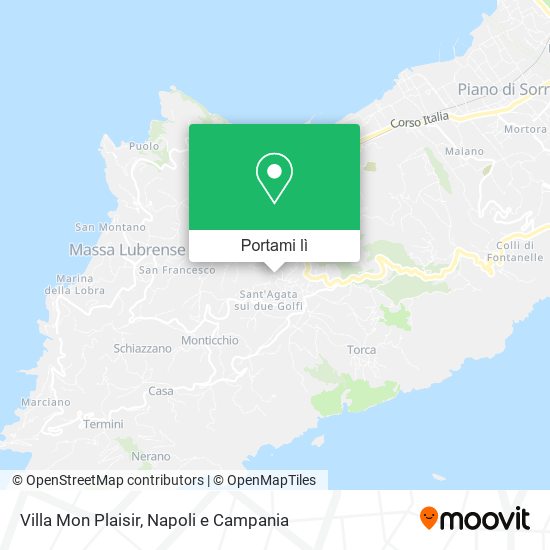 Mappa Villa Mon Plaisir