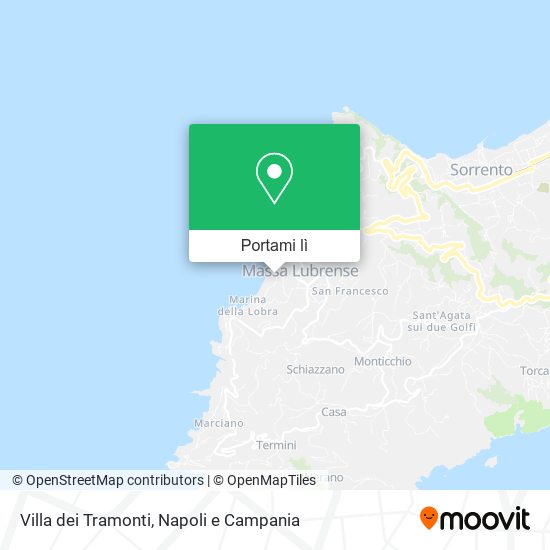 Mappa Villa dei Tramonti