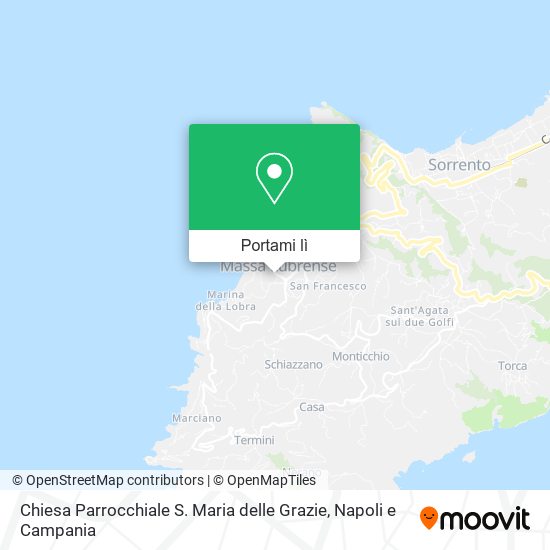 Mappa Chiesa Parrocchiale S. Maria delle Grazie