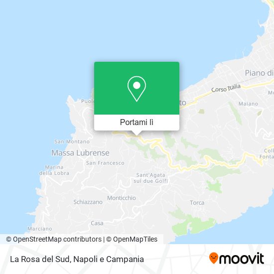 Mappa La Rosa del Sud