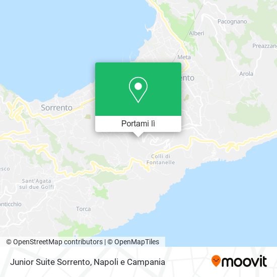 Mappa Junior Suite Sorrento
