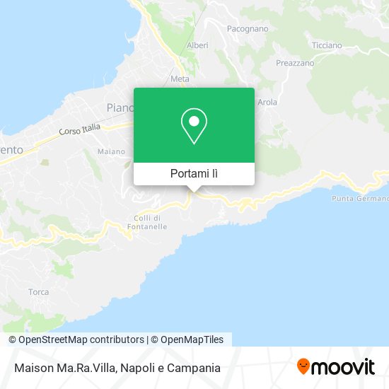 Mappa Maison Ma.Ra.Villa