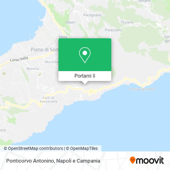 Mappa Ponticorvo Antonino
