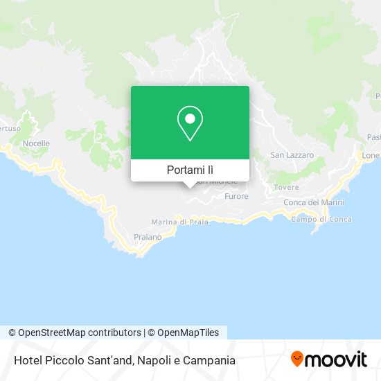 Mappa Hotel Piccolo Sant'and