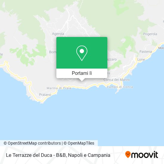 Mappa Le Terrazze del Duca - B&B