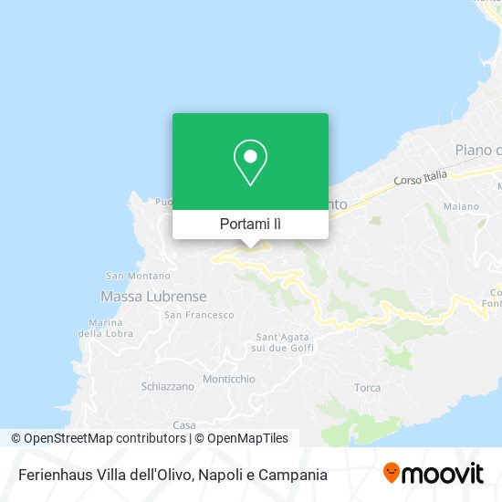 Mappa Ferienhaus Villa dell'Olivo