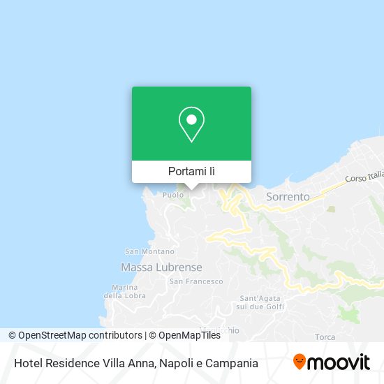 Mappa Hotel Residence Villa Anna