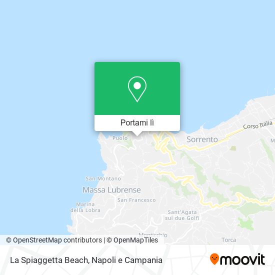 Mappa La Spiaggetta Beach