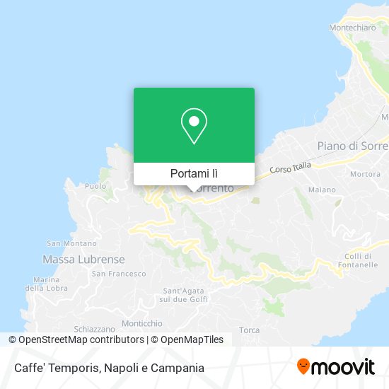 Mappa Caffe' Temporis