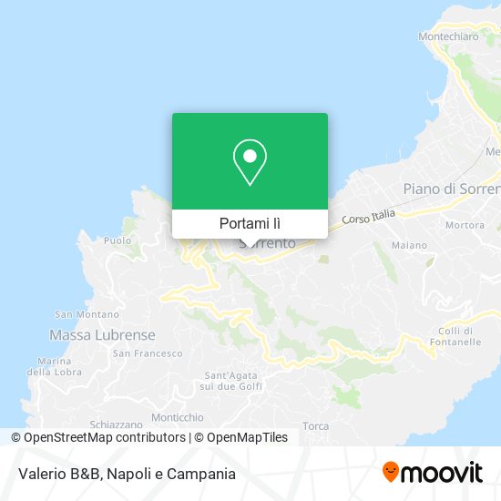 Mappa Valerio B&B