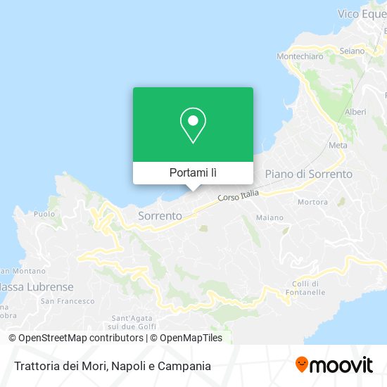 Mappa Trattoria dei Mori