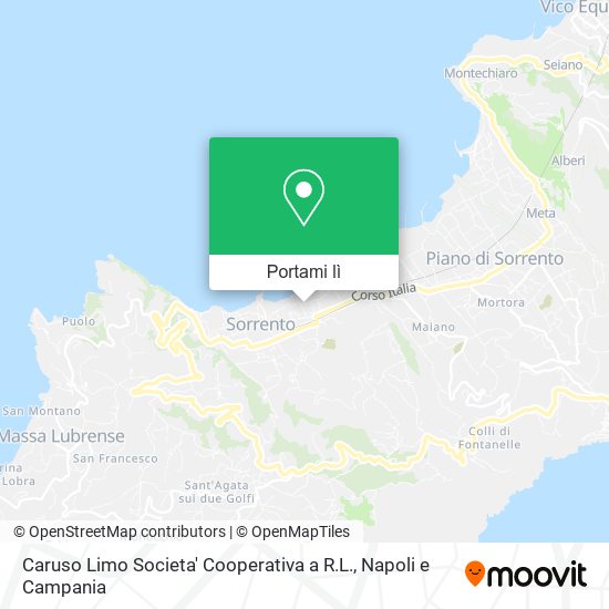 Mappa Caruso Limo Societa' Cooperativa a R.L.