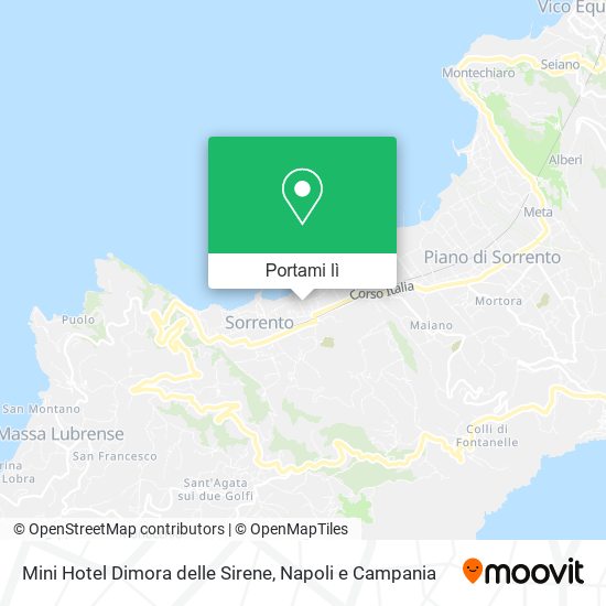 Mappa Mini Hotel Dimora delle Sirene