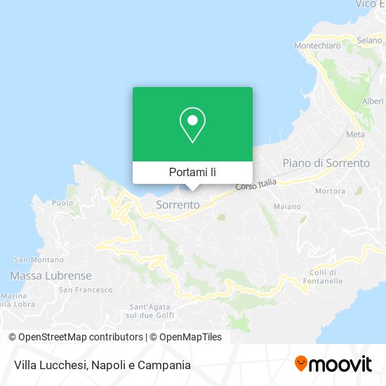 Mappa Villa Lucchesi
