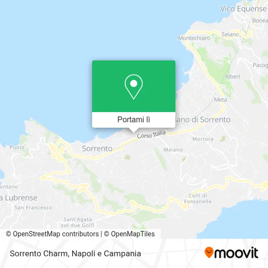 Mappa Sorrento Charm