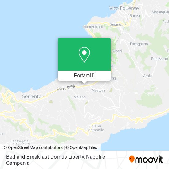 Mappa Bed and Breakfast Domus Liberty