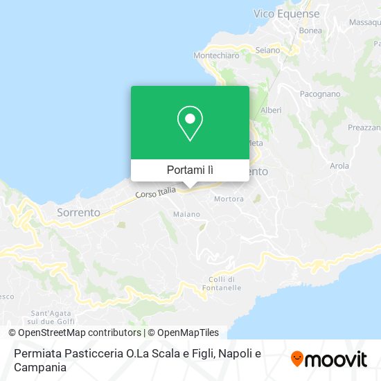 Mappa Permiata Pasticceria O.La Scala e Figli