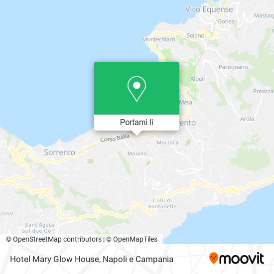 Mappa Hotel Mary Glow House