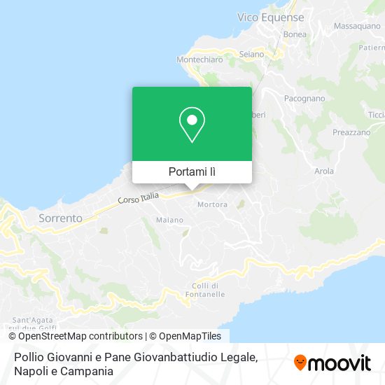 Mappa Pollio Giovanni e Pane Giovanbattiudio Legale