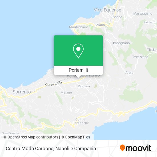 Mappa Centro Moda Carbone