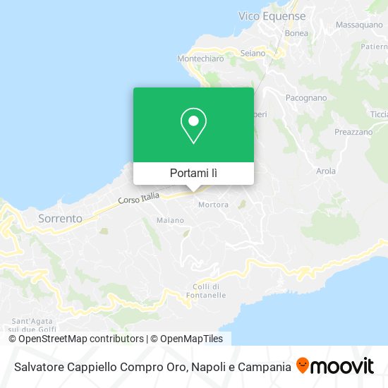 Mappa Salvatore Cappiello Compro Oro