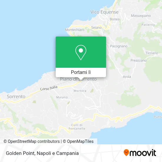 Mappa Golden Point