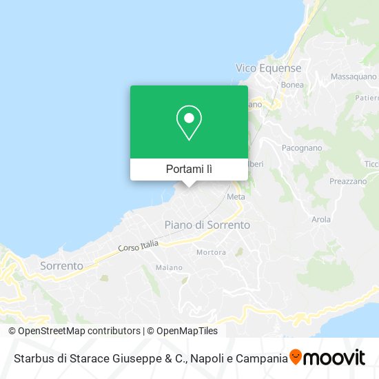 Mappa Starbus di Starace Giuseppe & C.