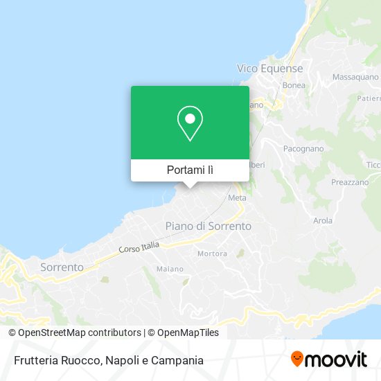 Mappa Frutteria Ruocco