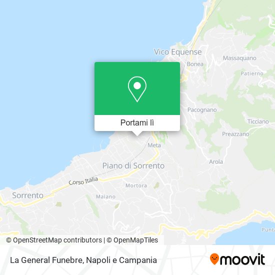 Mappa La General Funebre