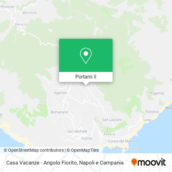Mappa Casa Vacanze - Angolo Fiorito