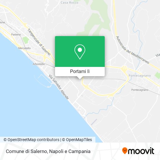 Mappa Comune di Salerno