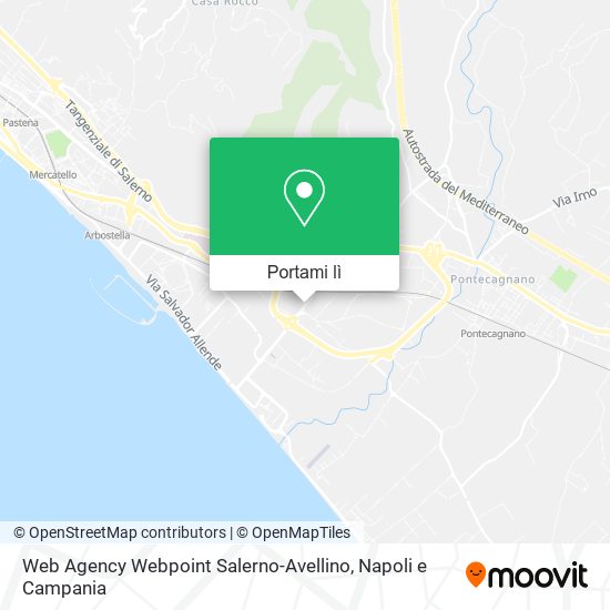 Mappa Web Agency Webpoint Salerno-Avellino