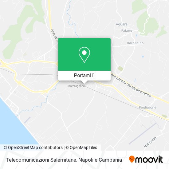 Mappa Telecomunicazioni Salernitane