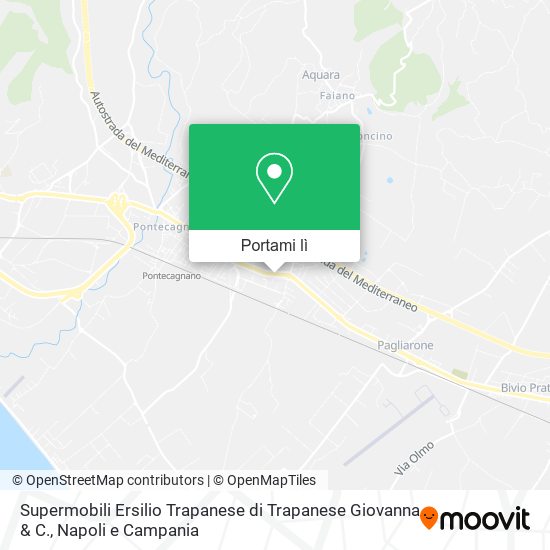 Mappa Supermobili Ersilio Trapanese di Trapanese Giovanna & C.